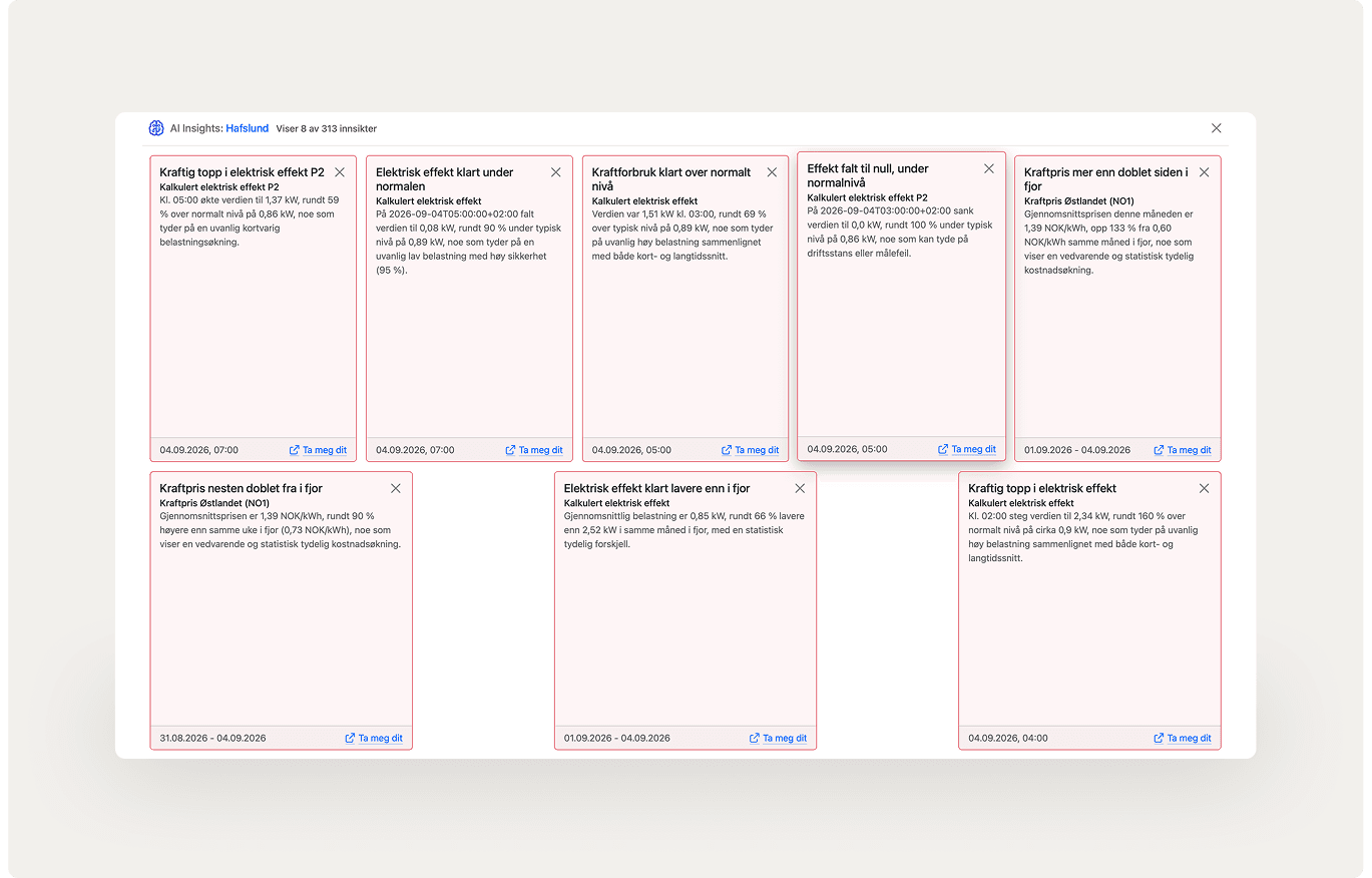 ai insights screenshot